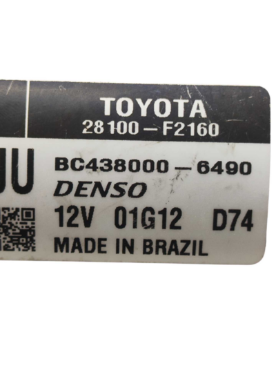 MOTOR ARRANQUE TOYOTA COROLLA CROSS 2.0 2019 2020 A 2022 - Imagem 6