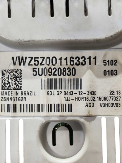PAINEL INSTRUMENTO 5U0920830 VW GOL G6 2008 A 2016 - Imagem 6