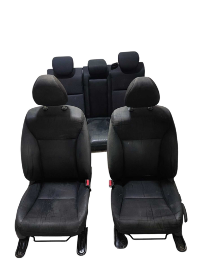 JOGO BANCO TECIDO HYUNDAI I30 2013 2014 2015 2016 PRETO - Imagem 1