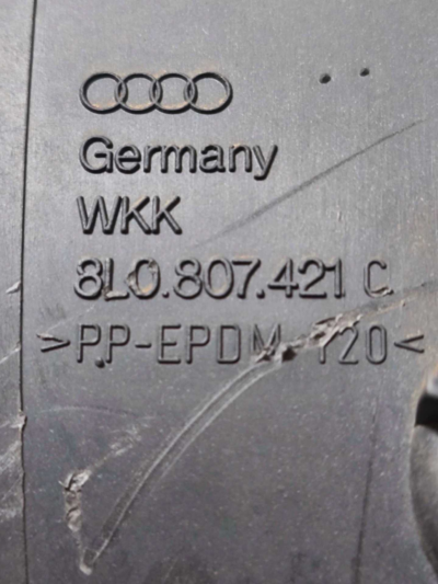 MOLDURA PARACHOQUE TRASEIRO 8L0807421 AUDI A3 2002 A 2006 - Imagem 6