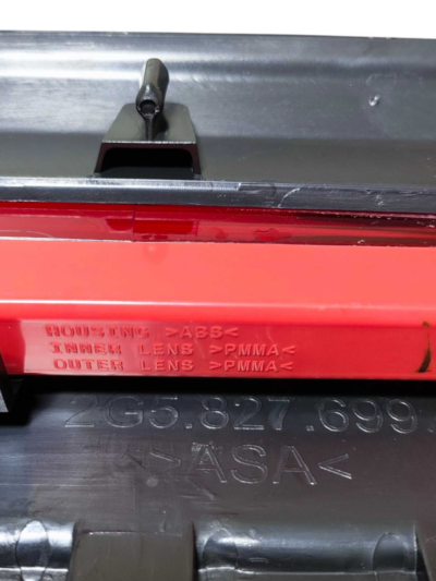 MOLDURA BREAKLIGHT AEROFÓLIO 2G5827699 VW NIVUS 2018 A 2023 - Imagem 9