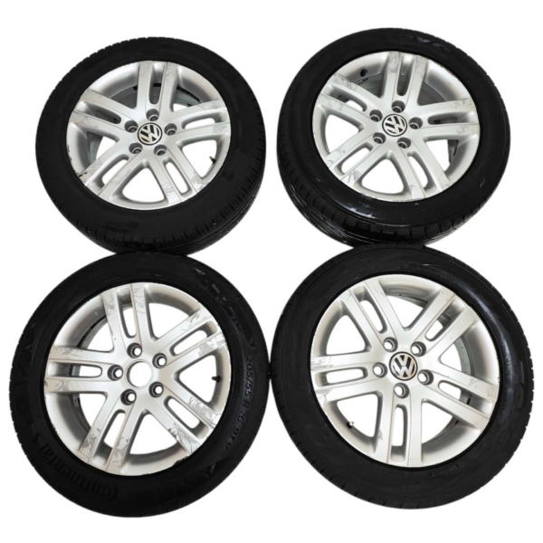 Jogo Roda Aro 16 C/Pneu 205/55 Vw Jetta 2009/2011 C/Detalhe