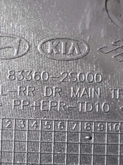 FORRO PORTA TRASEIRA DIREITA HYUNDAI IX35 2011 2012 A 2016 - Imagem 9