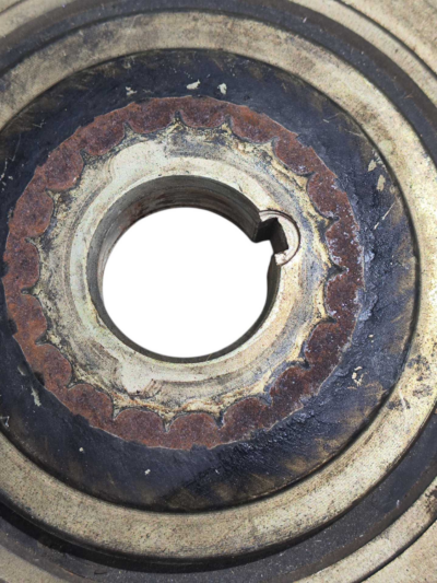 POLIA VIRABREQUIM CITROEN C4 PALLAS 2008 2009 2010 a 2012 - Imagem 3
