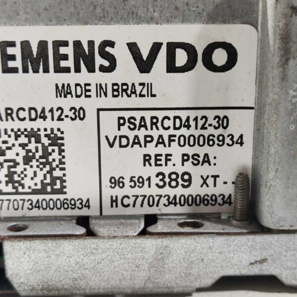 RÁDIO 96591389XT CITROEN C4 PALLAS 2008 2009 2010 A 2012 - Imagem 7