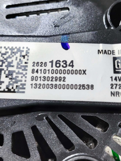 ALTERNADOR 26261634 CHEVROLET ONIX 1.0 2020 2021 A 2024 - Imagem 5