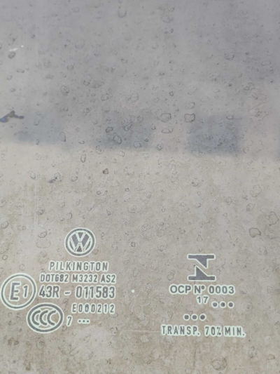VIDRO PORTA TRASEIRA DIREITA VOLKSWAGEN POLO 2018 A 2021 - Imagem 7