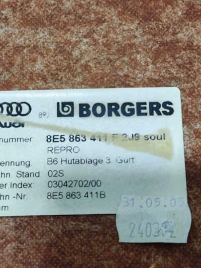 TAMPAO BAGAGITO AUDI A4 2004 A 2006 8E5863411 - Imagem 9